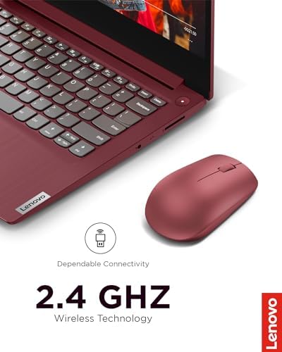 Lenovo 530 Wireless Mouse – Ergonomic Abyss Blue Design with 2.4 GHz Nano USB Receiver, 1200 DPI Optical Sensor for Precision Tracking, Lightweight & Portable for Effortless Navigation, Ideal for Left & Right-Handed Users, Perfect Companion for Work or Travel