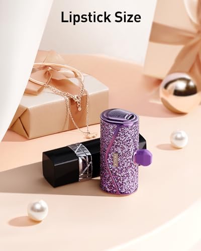 Sparkling 5000 m Ah Portable Charger by i Walk – 22.5 W High-Speed Power Bank with Integrated USB-C for i Phone 16/15 & Samsung Galaxy S25/S24 – Stylish Travel Companion for Effortless On-the-Go Charging and Continuous Power Output