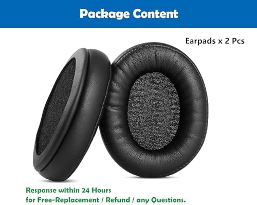 Ultimate Comfort Replacement Earpads for VIPEX Active Noise Cancelling Headphones – Luxurious Leather and Adaptive Memory Foam for Enhanced Sound Isolation and Listening Pleasure – Custom Fit for BH001 Models with Exceptional Durability and Easy Installation