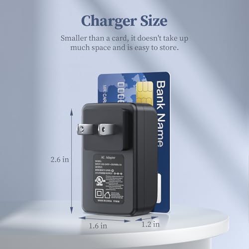 Universal 15 V 2 A Regulated Power Supply Adapter – High-Efficiency 30 W AC to DC Charger with 10 Interchangeable Connectors, UL Listed for Superior Safety and Versatility, Global 100-240 V Input for Home and Office Use