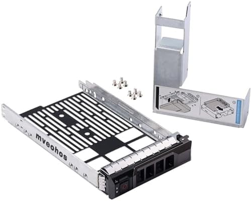Upgrade Your Dell Poweredge Server with 3.5″ SAS/SATA Hard Drive Tray Caddy – Versatile 2.5″ HDD/SSD Adapter Bracket for Enhanced Storage & Speed – Compatible with R320, R420, R720, T320, T420, T620 – Easy Installation with Screws for Maximum Reliability