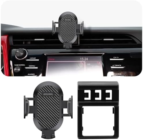 Toyota Camry 2021-2024 Phone Holder – Secure 360-Degree Rotation Mount for 4.7-7 Inch Devices, Thick Case Compatible, Effortless Installation for Ultimate Driving Convenience