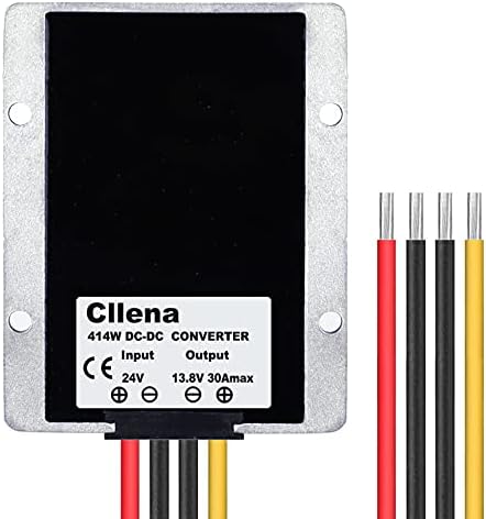 Cllena Advanced Waterproof DC/DC Voltage Boost Converter – Elevate 12 V to 24 V, 10 A, 240 W Power Regulator for Reliable Performance in Any Environment (Input Voltage 10 V-16 V)