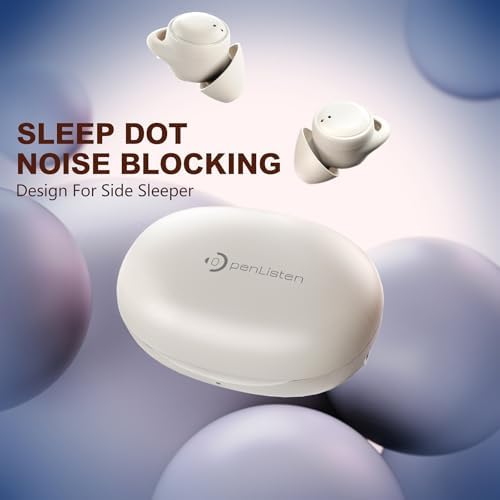 Revolutionary Invisible Sleep Earbuds for Side Sleepers – Advanced Noise-Cancellation and Ultra-Compact Design for Ultimate Comfort – Perfect for Home Relaxation and Travel Serenity