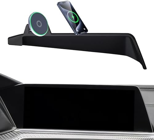 Car Phone Holder for 2024 2025 BMW The X5/X6/2023-2025 X7 Accessories Apply to 14.9 Inch Screen 15W Fast Wireless Charger Screen Fixed Clip Cell Phone Mount Hands-Free 360 Degree Rotation – Enhanced Compatibility and Speed