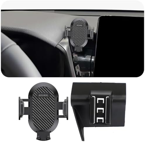 Toyota Camry 2021-2024 Phone Holder – Secure 360-Degree Rotation Mount for 4.7-7 Inch Devices, Thick Case Compatible, Effortless Installation for Ultimate Driving Convenience