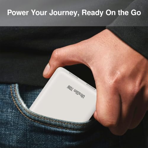 EZQuest Ultra Slim 70 W Ga N II Dual USB-C PD Wall Charger – High-Efficiency Fast Charging with Intelligent Power Allocation – Compact & Foldable Design Perfect for Travel and Home Use – Enhanced Safety Features with Over-Voltage Protection – Sleek Black Finish for Modern Aesthetic and Universal Device Compatibility – Your Ultimate Charging Solution for Smartphones, Tablets, and Laptops