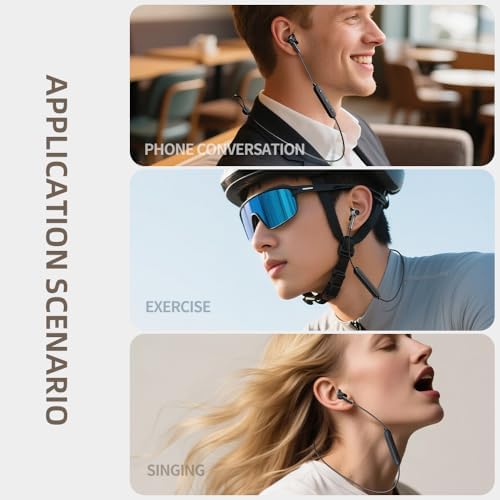 Unleash Superior Sound with Ultra-Light Magnetic Neckband Bluetooth Earbuds – High-Fidelity Noise-Canceling Sports Headphones Featuring 20-Hour Playtime and Integrated Microphone for Exceptional Comfort and Clarity During Workouts and Daily Activities