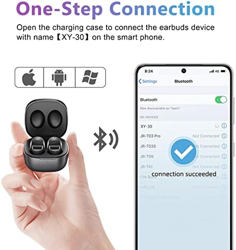 ELOVEN Premium Bluetooth Noise-Canceling Earbuds – 120-Hour Playtime with Deep Bass Sound – Customizable Fit for Ultimate Comfort – Compatible with i Phone 16/15/14 & Samsung S24/S23/S22/S21 Ultra – Ideal for Music, Movies, and Calls – Stylish, Durable Design for Everyday Use