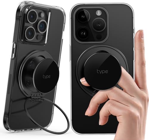 Glamour Pearl Magnetic Phone Grip Holder with Adjustable Kickstand – Ultimate Versatile Smartphone Accessory for i Phone, Android & Kindle – Secure Hands-Free Viewing & Stylish Design – Includes Magnetic Adapter for Effortless Compatibility and Enhanced Usability