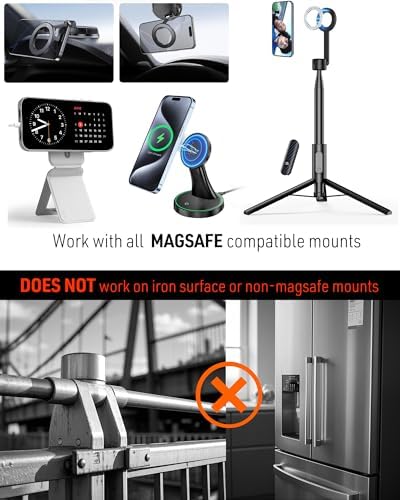 Universal Magnetic Phone Mount Plate,Strong Adhesive Plate for Magnetic Car Mount, Phone Sticker for iPhone 16e and All Smartphones and Cases-Slim,Lightweight,and Reusable (Black-4 Pack) – Enhanced Compatibility and Speed