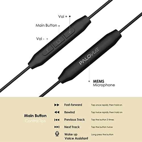 PALOVUE USB Type C Magnetic In-Ear Earbuds with Integrated Mic & Volume Control – Universal Compatibility for Google Pixel, Samsung, One Plus, Huawei, Sony & Mac Book – Ergonomic Design for All-Day Comfort & Premium Audio Quality for Audiophiles