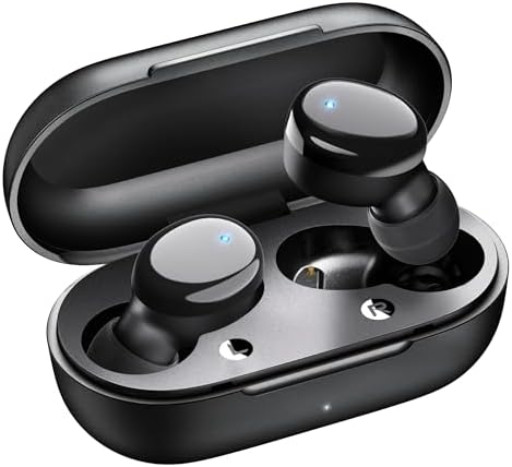 Ultra-Lightweight Bluetooth 5.3 Wireless Earbuds – Deep Bass In-Ear Headphones for Clear Calls and Immersive Sound, 60-Hour Battery Life, Perfect for Gaming, Workouts, and Study – Stylish Purple Design for Active Lifestyles