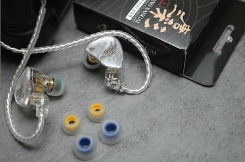 Transform Your Audio Journey with Linsoul Tangzu Tang Sancai Wide Bore Silicone Eartips – Premium Hypoallergenic Comfort and Superior Sound Quality for In-Ear Earphones (Size S, 3 Pairs)