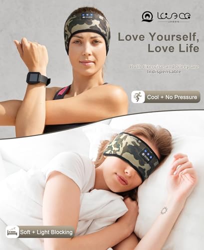 Ultimate Bluetooth 5.4 Sleep Headband Headphones – Designed for Side Sleepers, Unmatched Comfort for Active Lifestyles, Superior Sound Quality, Ergonomic Fit for Enhanced Relaxation, Ideal Tech Gift for Music and Podcast Enthusiasts