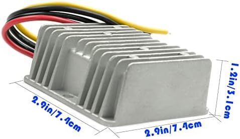 High-Efficiency DC/DC Voltage Booster – Transform 12 V to 48 V for Automotive and Marine Use, 5 A 240 W Power Supply Module, Compact Voltage Regulator with Overcurrent Protection for Enhanced Electrical Systems in Cars, Boats, and Trucks
