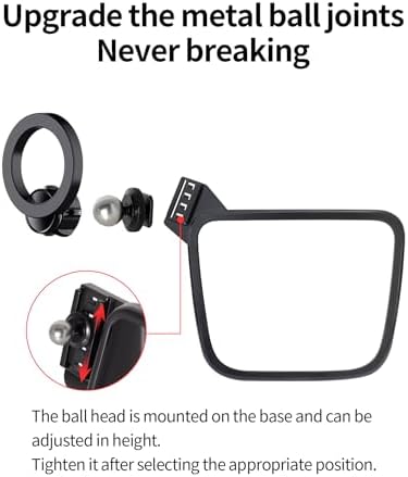 Maser Weller 360° Rotation Car Phone Holder for Chevrolet Malibu (2016-2025) & Equinox (2018-2024) – Mag Safe Compatible, 8-Inch Screen Mount for Enhanced Safety and Convenience on the Road