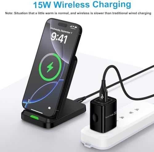15 W Fast Wireless Charging Stand for Samsung Galaxy S Series – Universal Compatibility with S25, S24, S23, S22, S21, S20, Note 20, Z Fold 6/5/4 & Z Flip 6/5/4 – Intelligent Circuit Design for Enhanced Safety and Efficiency – Ideal for Night Charging with Short Circuit Protection and Overheating Safeguarding – Sleek, Modern Dock Pad for Quick Setup and Optimal Performance – Supports Cases Up to 6 mm Thickness – One-Year Warranty Included – Experience Seamless Power with Advanced Technology