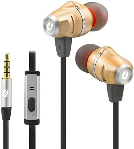 High-Resolution Dual Driver Hybrid Earphones with Mic – Superior In-Ear Sound Experience for Smartphones, PCs & Tablets – Tangle-Free Flat Noodle Cable – Lightweight Comfort & Dynamic Bass – Premium Audio Quality in Vibrant Yellow