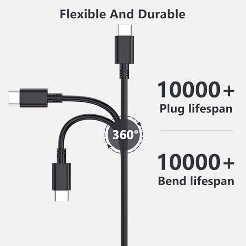 High-Efficiency 65 W & 45 W USB-C Laptop Charger for Dell Latitude & XPS Models – Rapid Charging with Smart Chip Tech for Optimal Safety – Universal Compatibility with Multiple Dell Models – Portable Power Adapter with Advanced Protection Against Overheating, Short Circuits, and Voltage Surges – Ideal for Home Office, Travel, and On-the-Go Efficiency – Reliable FCC & Ro HS Certified Charger for Safe Device Performance – Versatile Charging Solution for Your Everyday Needs