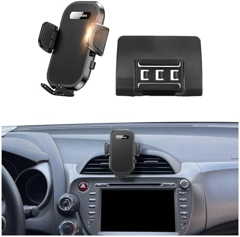 Enhanced Car Phone Holder for Honda Fit (2009-2014) – Adjustable Cradle Mount for 4-7 Inch Smartphones, Perfect Fit for Safe Navigation and Hands-Free Calls, 360° Rotation for Optimal Viewing, Easy Tool-Free Installation, Durable and Stylish Auto Accessory