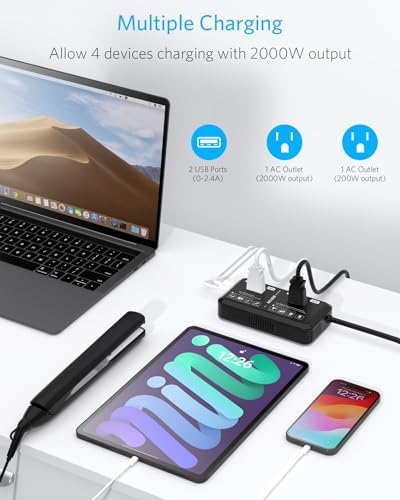 Universal Travel Voltage Converter with Dual USB Ports – 2000 W Adapter for Hair Dryers & Curling Irons – EU/UK/AUS Plug Compatibility for Hassle-Free Global Travel – Compact and Durable Design for On-the-Go Charging