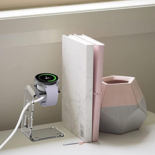 Galaxy Watch Fast Charger Dock – Universal Magnetic Charging Station for Galaxy Watch 8/7/6/5/5 Pro/4/3 and Active/Active2 – Sleek, Portable Design for Quick Power Boosts with Enhanced Compatibility and Durability