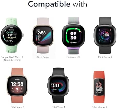 Wasserstein 3-in-1 USB-C Charging Hub for Google Pixel Devices and Fitbit: Ultimate Rapid Charging Station for Pixel Watch and Fitbit Versa 3/4 – Streamlined, Durable, and Travel-Friendly Power Solution for Home or Office Efficiency