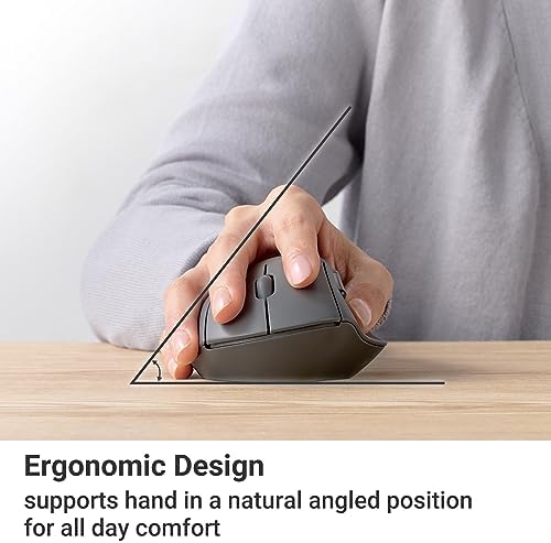 Elevate Your Productivity with the ELECOM Wireless Ergonomic Mouse – Silent Click, 2000 DPI Precision, 20-Month Battery Life, and Stylish White Design for PCs, Macs, and Laptops – Perfect for Home or Office Use