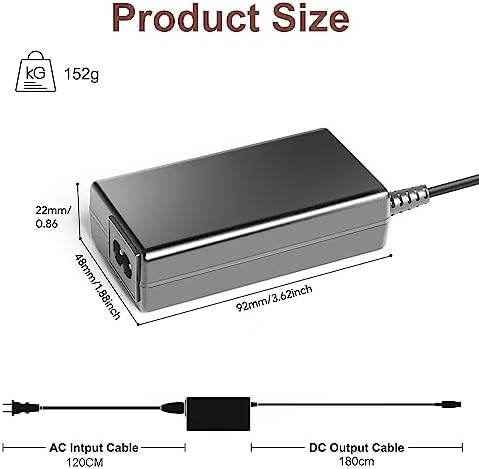 Gemini Sound GLS Series 18.5 V AC Adapter Charger – High-Efficiency Power Supply for GLS-550 & GLS-880 Bluetooth Speakers – Fast, Reliable Charging for Enhanced Audio Performance on the Go – Compact Design for Unmatched Portability and Durability
