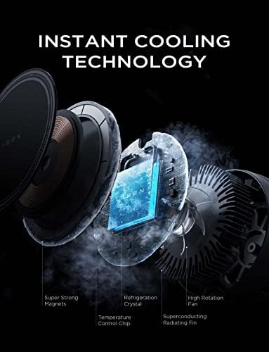 LISEN 15 W Magnetic Cooling Car Charger Mount for i Phone 16/15/14/13/12 Pro Max/Plus/Mini – Fast Wireless Charging with Integrated Fan Technology – Sleek Silver Design for Enhanced Compatibility and Optimal Device Temperature Control – Essential Automotive Accessory for On-the-Go Convenience and Efficiency