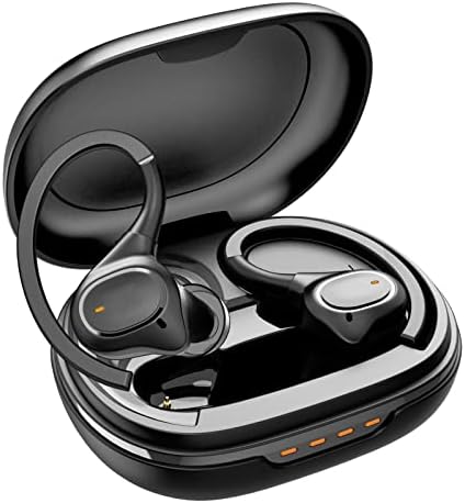 Compact Bluetooth Sport Earbuds for Small Ears – IPX7 Waterproof Wireless Earphones with Advanced Noise Cancellation, 24-Hour Playtime, and Integrated Microphone – Perfectly Engineered for Active Lifestyles in Sleek Black (BE1039)
