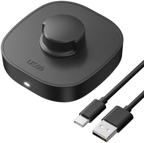 Oura Ring Gen3 Charger Size 9 – Fast, Safe USB-C Dock with Built-in Protection | Compact Travel-Friendly Design for Smart Rings | Ideal for Horizon and Heritage Models | Charges in 30-80 Minutes for Up to 7 Days of Use | Essential Accessory for On-the-Go Lifestyle
