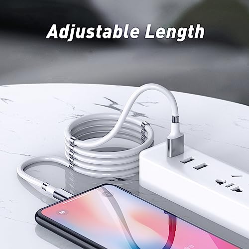 Revolutionize Your Charging with the 3 FT Magnetic Charging Cable – Effortless Data Transfer and Fast Charging for Galaxy S21/S20 Ultra, Note 20/10/9/8, Pixel, LG V30, Nintendo Switch, and One Plus 5 – Enhanced Magnetic Absorption and Compact Durability for Seamless Connectivity on the Go