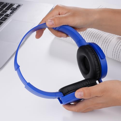 Classroom Audio Excellence: 10-Pack Durable Wired Headphones for Students – Adjustable Comfort, Enhanced Device Compatibility, Lightweight Design for Effortless Portability, Ideal for Group Learning and Focused Study Sessions