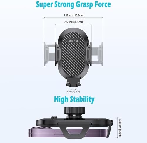 Mercedes Benz Car Phone Holder for CLA (2015-2019) & GLA (2016-2020) – 360-Degree Rotating Mount for 4-7 Inch Devices – Thick Case Compatible, Ultimate Safety & Convenience for On-the-Go Navigation