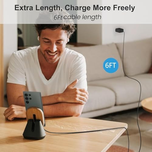 Dual 45 W Samsung Fast Charger Set with 6 ft USB C Cables for Galaxy Devices – Ultimate Rapid Charging Solution for S25, S24, S23, Note Series – Enhanced Performance and Portability for Busy Users