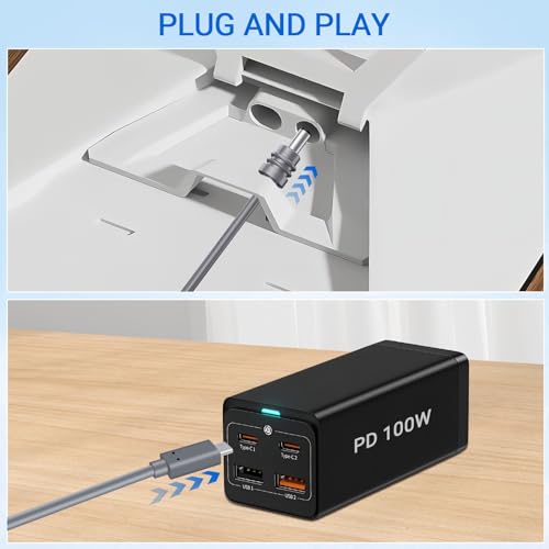 Starlink Mini USB C to DC Power Cable for 100W PD Power Bank, Starlink Mini DC Power Cable，18Awg Waterproof Starlink Power Cord 2M/6.6FT – Enhanced Compatibility and Speed