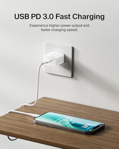 Belkin 20 W USB-C Charger Block (2-Pack) – Ultra-Fast Power Delivery for i Phone 16/15/14/13, i Pad, Air Pods & Samsung Galaxy S25 – Compact Design for Home, Office & Travel – Reliable Charging for Nintendo Switch 2 & More – Sleek White Finish
