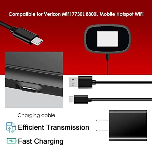Ultra-Fast USB-C Wall Charger & Cable for Verizon Orbic Speed, INSEEGO 5 G Mi Fi & Nighthawk M1 – Superior Charging Solution for Mobile Hotspots with Enhanced Durability and Portability