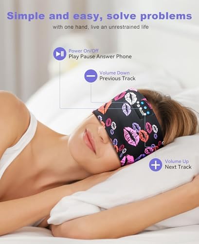 Ultimate Bluetooth 5.4 Sleep Headband Headphones – Designed for Side Sleepers, Unmatched Comfort for Active Lifestyles, Superior Sound Quality, Ergonomic Fit for Enhanced Relaxation, Ideal Tech Gift for Music and Podcast Enthusiasts
