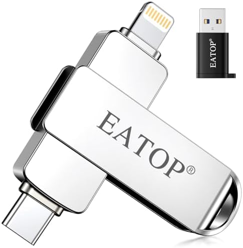 512 GB USB Flash Drive for i Phone & i Pad – Effortless Photo and Video Backup, Multi-Compatible Storage Solution for Android and PC, Plug & Play Convenience, High-Speed Data Transfer, Stylish Dark Gray Design – Your Ultimate Memory Management Accessory