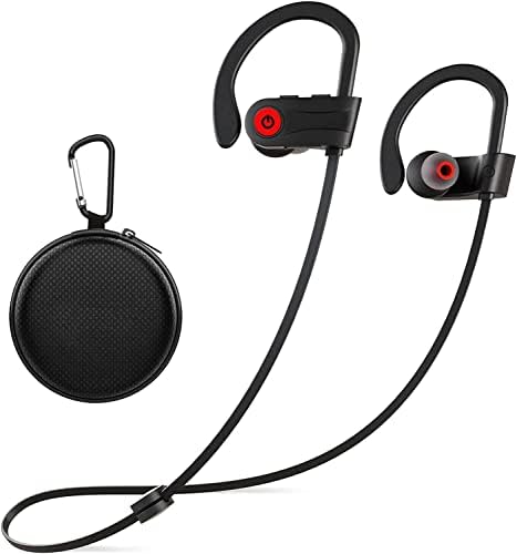 Otium Wireless Bluetooth Earbuds – IPX7 Waterproof Sports Headphones with 15-Hour Playtime for Gym & Running – Superior Sound Isolation & Ergonomic Comfort for Active Lifestyles – Seamless Device Compatibility – Black
