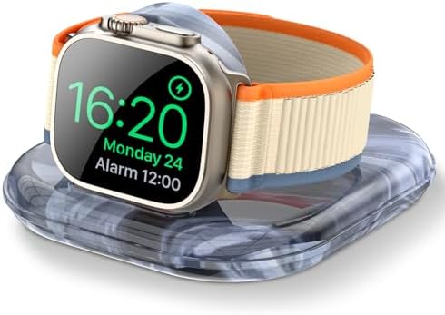 Elevate Your Apple Watch Charging Experience with Our Advanced Magnetic Dock – Ultra-Fast Charging Station for Series 2-10 and Ultra 1 2, Nightstand Mode Functionality, Compact Design for Travel, Superior Stability for Everyday Use, Effortless Power Delivery and Modern Aesthetic