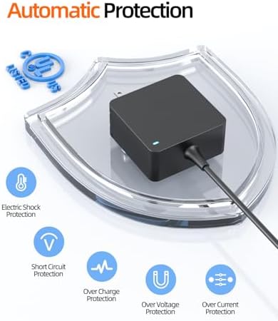 Asus Certified Laptop Charger – 65 W/45 W/33 W Round Connector for Vivobook, Zenbook & Chromebook – UL Safety Approved for Enhanced Performance & Compatibility – Hassle-Free 30-Day Replacement & 12-Month Warranty with 24/7 Support