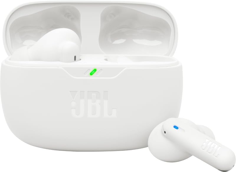 JBL Vibe Beam 2 True Wireless Earbuds – Superior Noise Cancelling with Adaptive Smart Ambient Tech for Immersive Pure Bass Sound, 40-Hour Battery Life, IP54 Water & Dust Resistant, Four-Microphone Clarity – Ideal Audio Solution for Music Enthusiasts and Professionals Seeking Unmatched Sound Quality