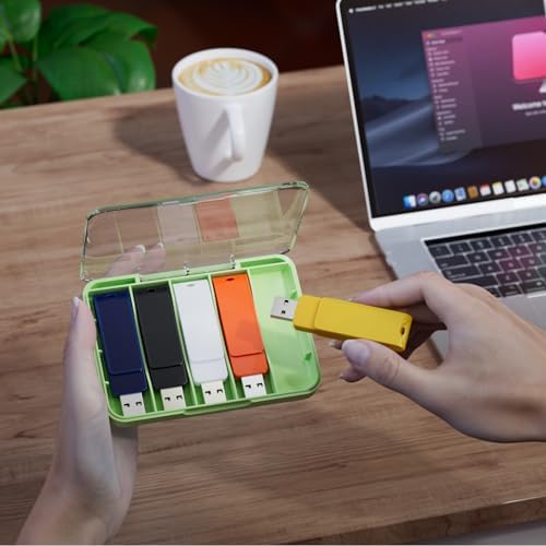 Versatile 64 GB Type C & USB A Dual Connector Flash Drive – High-Speed USB 3.0 Memory Stick Pack of 5 for Effortless File Transfers and Storage Solutions