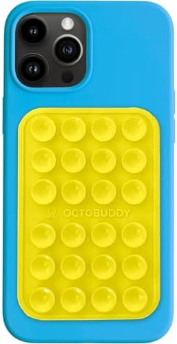 Ultimate Stability Turquoise Silicone Suction Phone Holder – Hands-Free Mount for i Phone & Android – Compact 2.6″ x 3.9″ Design – Elevate Your Selfies and Videos with Superior Grip and Versatile Functionality – Essential Content Creation Accessory for Effortless Capturing and Live Streaming