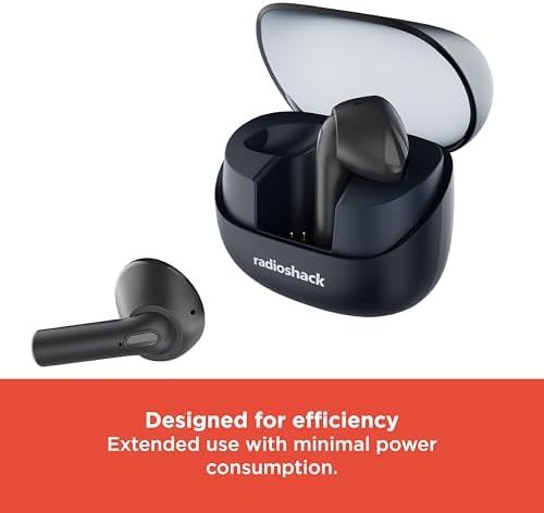 Experience Premium Audio with Radio Shack Live Sound Bluetooth Earbuds: Cutting-Edge Noise Cancellation, IPX5 Waterproof Durability, and Extended Battery Life in Navy Blue – Ideal for Active Lifestyles. Elevate your auditory experience with state-of-the-art noise isolation, ensuring every note and beat resonates without interruption. Specifically designed for resilience, these waterproof earbuds are perfect companions for intense workouts and outdoor adventures, providing reliability on-the-go. Benefit from swift Bluetooth connectivity and a lightweight, ergonomic design that guarantees comfort throughout the day. Constructed with high-grade materials, these stylish earbuds not only enhance your active routine but also deliver long-lasting performance. Discover the ultimate combination of sophistication and functionality with Radio Shack’s Live Sound Earbuds, tailored for both dedicated audiophiles and casual listeners seeking an exceptional audio experience.