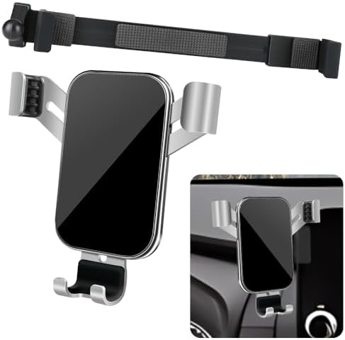 Mitsubishi Outlander 2022-2024 Car Phone Holder: Premium Dashboard Mount with Adjustable Viewing Angles, Built-in Charging, and Enhanced Smartphone Compatibility for Safe Navigation and Connectivity